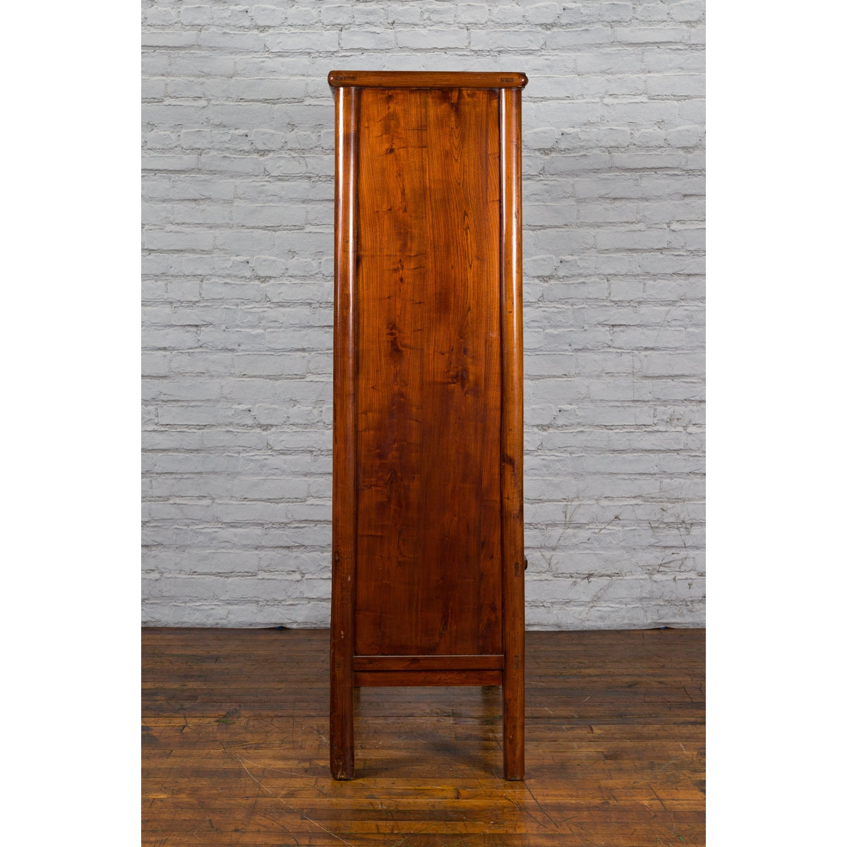 Chinese 19th Century Qing Dynasty Period Elmwood Cabinet with Doors and Drawers-11. Asian & Chinese Furniture, Art, Antiques, Vintage Home Décor for sale at FEA Home