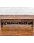 Chinese Qing Dynasty 19th Century Low Kang Cabinet with Carved Scrolling Apron-14. Asian & Chinese Furniture, Art, Antiques, Vintage Home Décor for sale at FEA Home