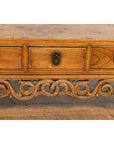 Chinese Qing Dynasty 19th Century Low Kang Cabinet with Carved Scrolling Apron-18. Asian & Chinese Furniture, Art, Antiques, Vintage Home Décor for sale at FEA Home