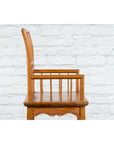 Chinese Qing Dynasty Period 19th Century Elmwood Armchair with Hand-Carved Apron-11. Asian & Chinese Furniture, Art, Antiques, Vintage Home Décor for sale at FEA Home