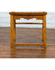 Chinese Qing Dynasty Elmwood Armchair - Hand-Carved Apron-12. Asian & Chinese Furniture, Art, Antiques, Vintage Home Décor for sale at FEA Home