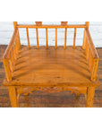 Chinese Qing Dynasty Elmwood Armchair - Hand-Carved Apron-14. Asian & Chinese Furniture, Art, Antiques, Vintage Home Décor for sale at FEA Home