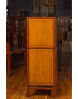 Chinese Ming Dynasty Style Cabinet with Gilt Carved Court and Work Scenes-7. Asian & Chinese Furniture, Art, Antiques, Vintage Home Décor for sale at FEA Home