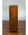 Tibetan 19th Century Cabinet with Hand-Painted Floral Décor on Red Ground-11. Asian & Chinese Furniture, Art, Antiques, Vintage Home Décor for sale at FEA Home