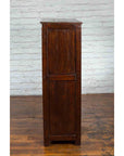 Tibetan 19th Century Cabinet with Hand-Painted Floral Décor on Red Ground-13. Asian & Chinese Furniture, Art, Antiques, Vintage Home Décor for sale at FEA Home