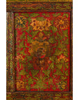 Tibetan 19th Century Cabinet with Hand-Painted Floral Décor on Red Ground-8. Asian & Chinese Furniture, Art, Antiques, Vintage Home Décor for sale at FEA Home