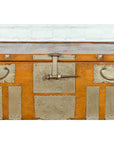 Korean Early 20th Century Storage Chest with Silver Plated Brass Hardware-7. Asian & Chinese Furniture, Art, Antiques, Vintage Home Décor for sale at FEA Home