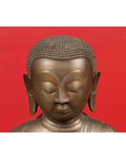 Pair of Burmese 20th Century Bronze Statues of Kneeling Buddhist Disciples-7. Asian & Chinese Furniture, Art, Antiques, Vintage Home Décor for sale at FEA Home