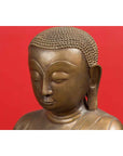 Pair of Burmese 20th Century Bronze Statues of Kneeling Buddhist Disciples-18. Asian & Chinese Furniture, Art, Antiques, Vintage Home Décor for sale at FEA Home