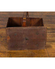 Chinese Early 20th Century Rattan Lunch Box with Tripartite Bamboo Handle-6. Asian & Chinese Furniture, Art, Antiques, Vintage Home Décor for sale at FEA Home