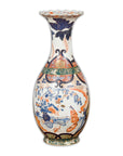 Chinese Arita Style Orange, Blue and Green Vase with Ladies in Landscapes-1. Asian & Chinese Furniture, Art, Antiques, Vintage Home Décor for sale at FEA Home