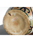 Chinese Arita Style Orange, Blue and Green Vase with Ladies in Landscapes-13. Asian & Chinese Furniture, Art, Antiques, Vintage Home Décor for sale at FEA Home