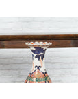 Chinese Arita Style Orange, Blue and Green Vase with Ladies in Landscapes-5. Asian & Chinese Furniture, Art, Antiques, Vintage Home Décor for sale at FEA Home