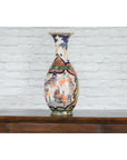 Chinese Arita Style Orange, Blue and Green Vase with Ladies in Landscapes-9. Asian & Chinese Furniture, Art, Antiques, Vintage Home Décor for sale at FEA Home