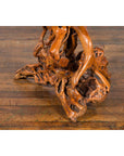 Chinese Vintage Pedestal Made from a Tree Root with Natural Lacquer Finish-14. Asian & Chinese Furniture, Art, Antiques, Vintage Home Décor for sale at FEA Home