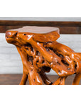 Chinese Vintage Pedestal Made from a Tree Root with Natural Lacquer Finish-5. Asian & Chinese Furniture, Art, Antiques, Vintage Home Décor for sale at FEA Home