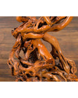Chinese Vintage Pedestal Made from a Tree Root with Natural Lacquer Finish-7. Asian & Chinese Furniture, Art, Antiques, Vintage Home Décor for sale at FEA Home