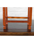 Chinese Vintage Small Stool with Scroll-Carved Apron and Side Stretchers-7. Asian & Chinese Furniture, Art, Antiques, Vintage Home Décor for sale at FEA Home
