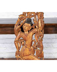 19th Century Burmese Carved Giltwood Fragment Depicting a Dancer with Foliage-6. Asian & Chinese Furniture, Art, Antiques, Vintage Home Décor for sale at FEA Home