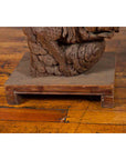 Pair of Chinese 19th Century Hand Carved Wooden Temple Corbels with Warriors-10. Asian & Chinese Furniture, Art, Antiques, Vintage Home Décor for sale at FEA Home