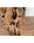 Chinese Qing Dynasty Hand-Carved Wooden Temple Corbel with Detailed Figures-10. Asian & Chinese Furniture, Art, Antiques, Vintage Home Décor for sale at FEA Home
