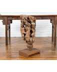 Chinese Qing Dynasty Hand-Carved Wooden Temple Corbel with Detailed Figures-12. Asian & Chinese Furniture, Art, Antiques, Vintage Home Décor for sale at FEA Home