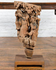 Chinese Qing Dynasty Hand-Carved Wooden Temple Corbel with Detailed Figures-16. Asian & Chinese Furniture, Art, Antiques, Vintage Home Décor for sale at FEA Home
