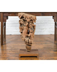 Chinese Qing Dynasty Hand-Carved Wooden Temple Corbel with Detailed Figures-2. Asian & Chinese Furniture, Art, Antiques, Vintage Home Décor for sale at FEA Home