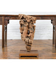 Chinese Qing Dynasty Hand-Carved Wooden Temple Corbel with Detailed Figures-4. Asian & Chinese Furniture, Art, Antiques, Vintage Home Décor for sale at FEA Home