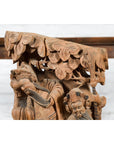 Chinese Qing Dynasty Hand-Carved Wooden Temple Corbel with Detailed Figures-8. Asian & Chinese Furniture, Art, Antiques, Vintage Home Décor for sale at FEA Home