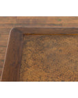 Chinese Qing Dynasty Early 20th Century Elmwood Side Table with Woven Rattan Top-12. Asian & Chinese Furniture, Art, Antiques, Vintage Home Décor for sale at FEA Home