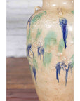 Antique Annamese 19th Century Storage Vessel with Green and Blue Glazed Effects-8. Asian & Chinese Furniture, Art, Antiques, Vintage Home Décor for sale at FEA Home