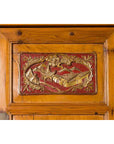 Large Chinese Qing Dynasty 19th Century Cabinet with Hand-Carved and Gilt Panels-20. Asian & Chinese Furniture, Art, Antiques, Vintage Home Décor for sale at FEA Home