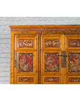 Large Chinese Qing Dynasty 19th Century Cabinet with Hand-Carved and Gilt Panels-10. Asian & Chinese Furniture, Art, Antiques, Vintage Home Décor for sale at FEA Home