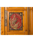 Large Chinese Qing Dynasty 19th Century Cabinet with Hand-Carved and Gilt Panels-15. Asian & Chinese Furniture, Art, Antiques, Vintage Home Décor for sale at FEA Home