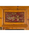 Large Chinese Qing Dynasty 19th Century Cabinet with Hand-Carved and Gilt Panels-18. Asian & Chinese Furniture, Art, Antiques, Vintage Home Décor for sale at FEA Home