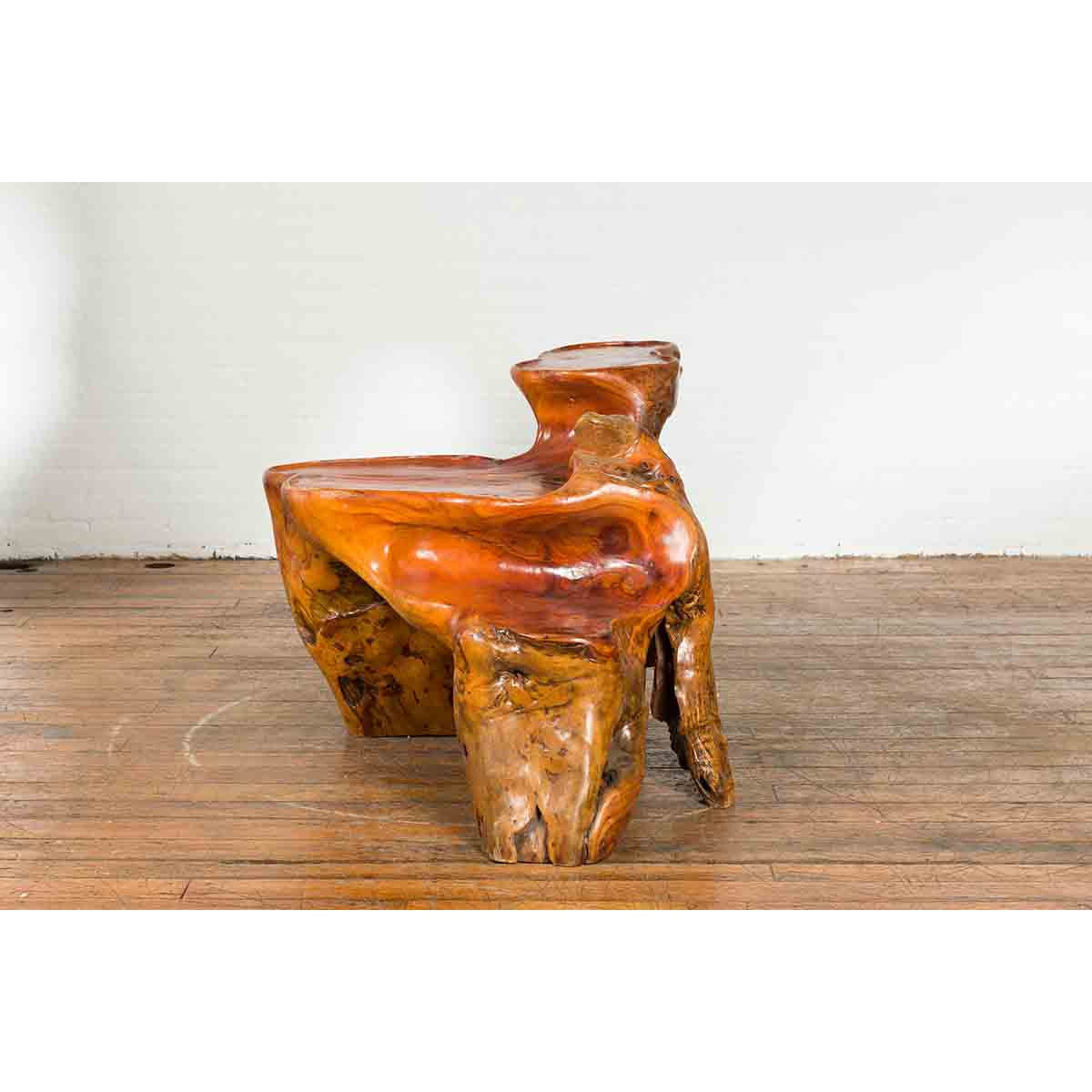 Indonesian 20th Century Lacquered Root Stand-13. Asian & Chinese Furniture, Art, Antiques, Vintage Home Décor for sale at FEA Home