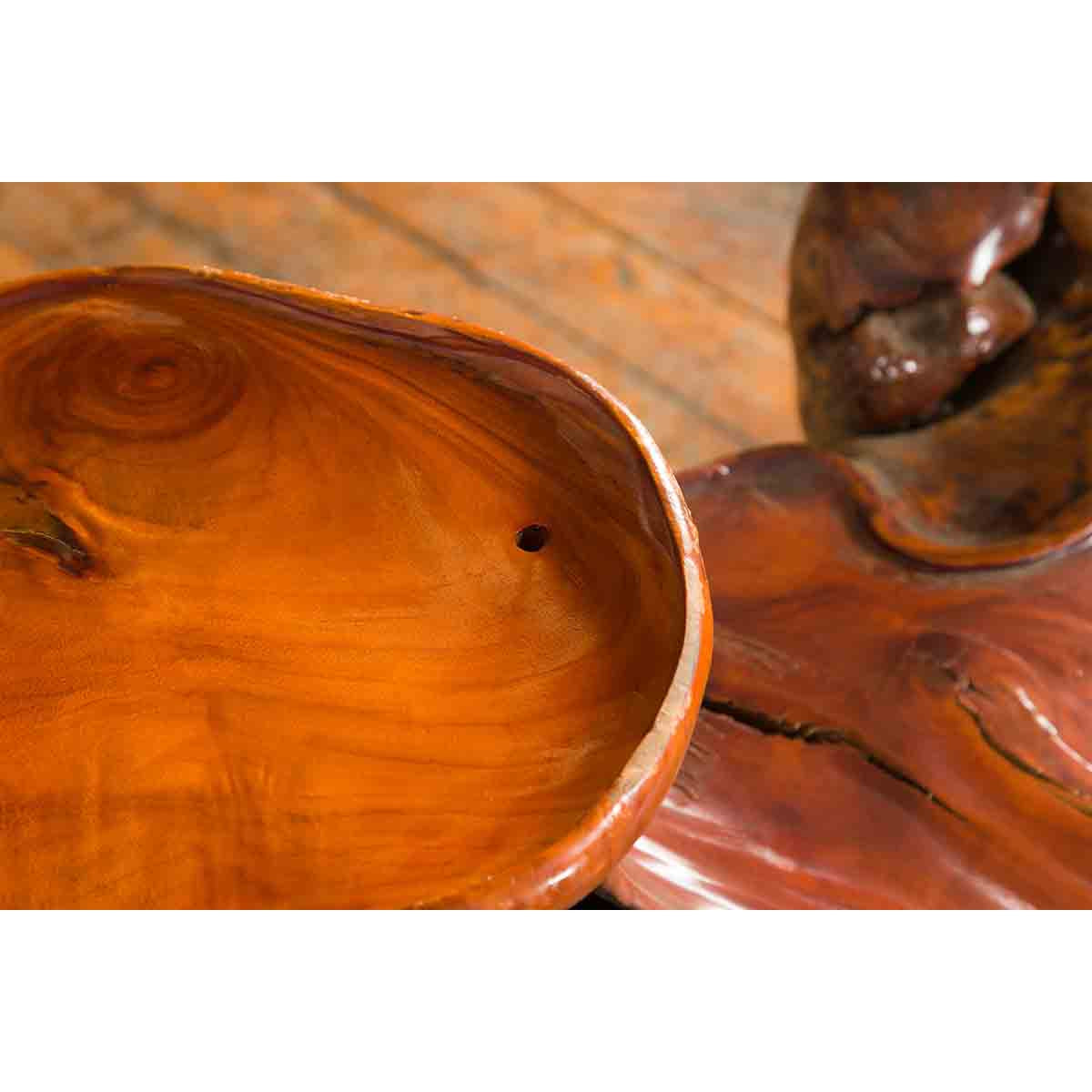 Indonesian 20th Century Lacquered Root Stand-14. Asian & Chinese Furniture, Art, Antiques, Vintage Home Décor for sale at FEA Home