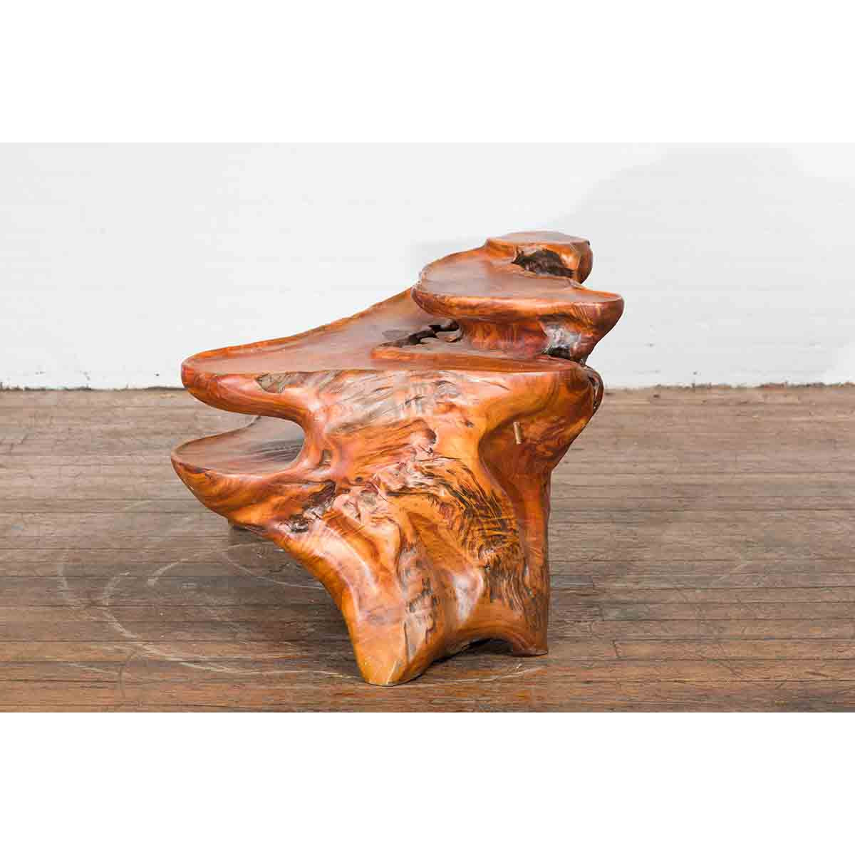 Vintage Indonesian Wooden Lacquered Table Stand-12. Asian & Chinese Furniture, Art, Antiques, Vintage Home Décor for sale at FEA Home