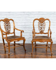 Chinese Qing Dynasty 19th Century Armchair with Carved Medallion, Sold Each-9. Asian & Chinese Furniture, Art, Antiques, Vintage Home Décor for sale at FEA Home
