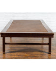 Chinese Qing Dynasty Elm Opium Bed Coffee Table with Rattan Top and Distressing-11. Asian & Chinese Furniture, Art, Antiques, Vintage Home Décor for sale at FEA Home