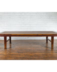 Chinese Qing Dynasty Elm Opium Bed Coffee Table with Rattan Top and Distressing-4. Asian & Chinese Furniture, Art, Antiques, Vintage Home Décor for sale at FEA Home