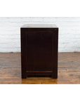 Pair of Antique Chinese Black Lacquer Bedside Cabinets with Ming Dynasty Tops-12. Asian & Chinese Furniture, Art, Antiques, Vintage Home Décor for sale at FEA Home