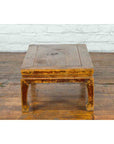 Chinese Qing Dynasty 19th Century Low Coffee Table with Distressed Patina-7. Asian & Chinese Furniture, Art, Antiques, Vintage Home Décor for sale at FEA Home