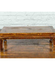 Chinese Qing Dynasty 19th Century Low Coffee Table with Distressed Patina-6. Asian & Chinese Furniture, Art, Antiques, Vintage Home Décor for sale at FEA Home