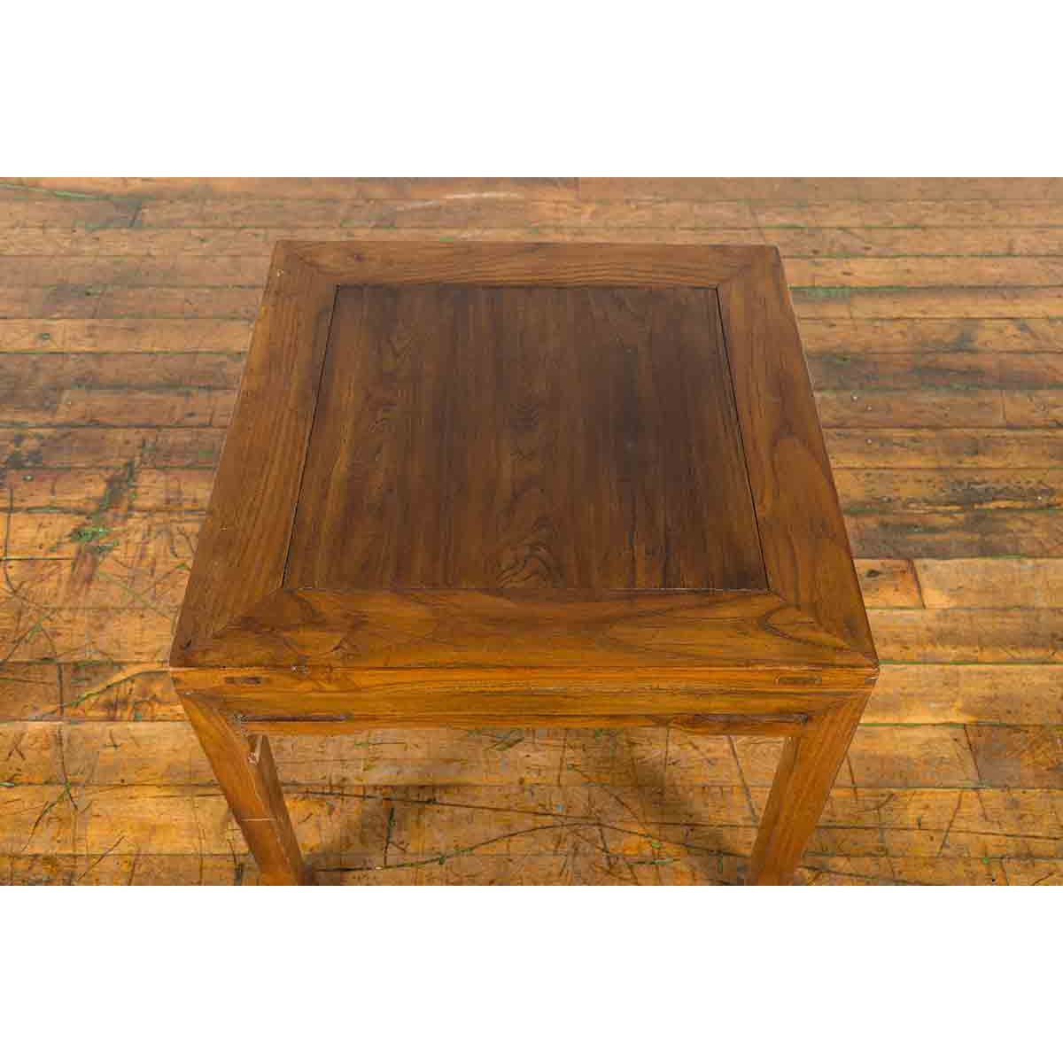 Small Chinese Early 20th Century Coffee Table with Humpback Stretchers-13. Asian & Chinese Furniture, Art, Antiques, Vintage Home Décor for sale at FEA Home