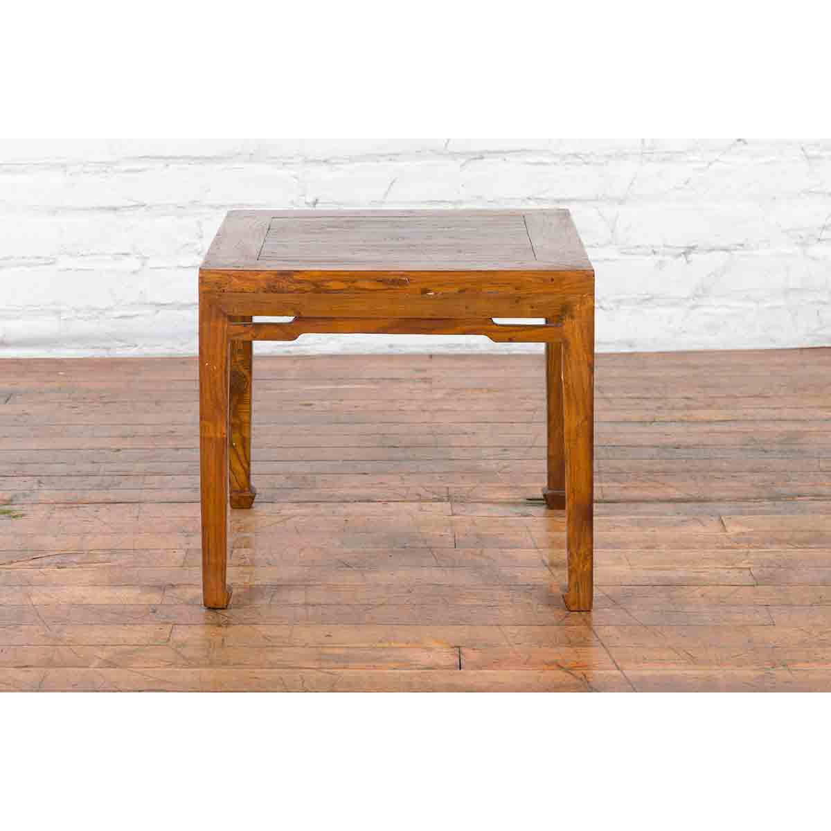 Small Chinese Early 20th Century Coffee Table with Humpback Stretchers-15. Asian & Chinese Furniture, Art, Antiques, Vintage Home Décor for sale at FEA Home