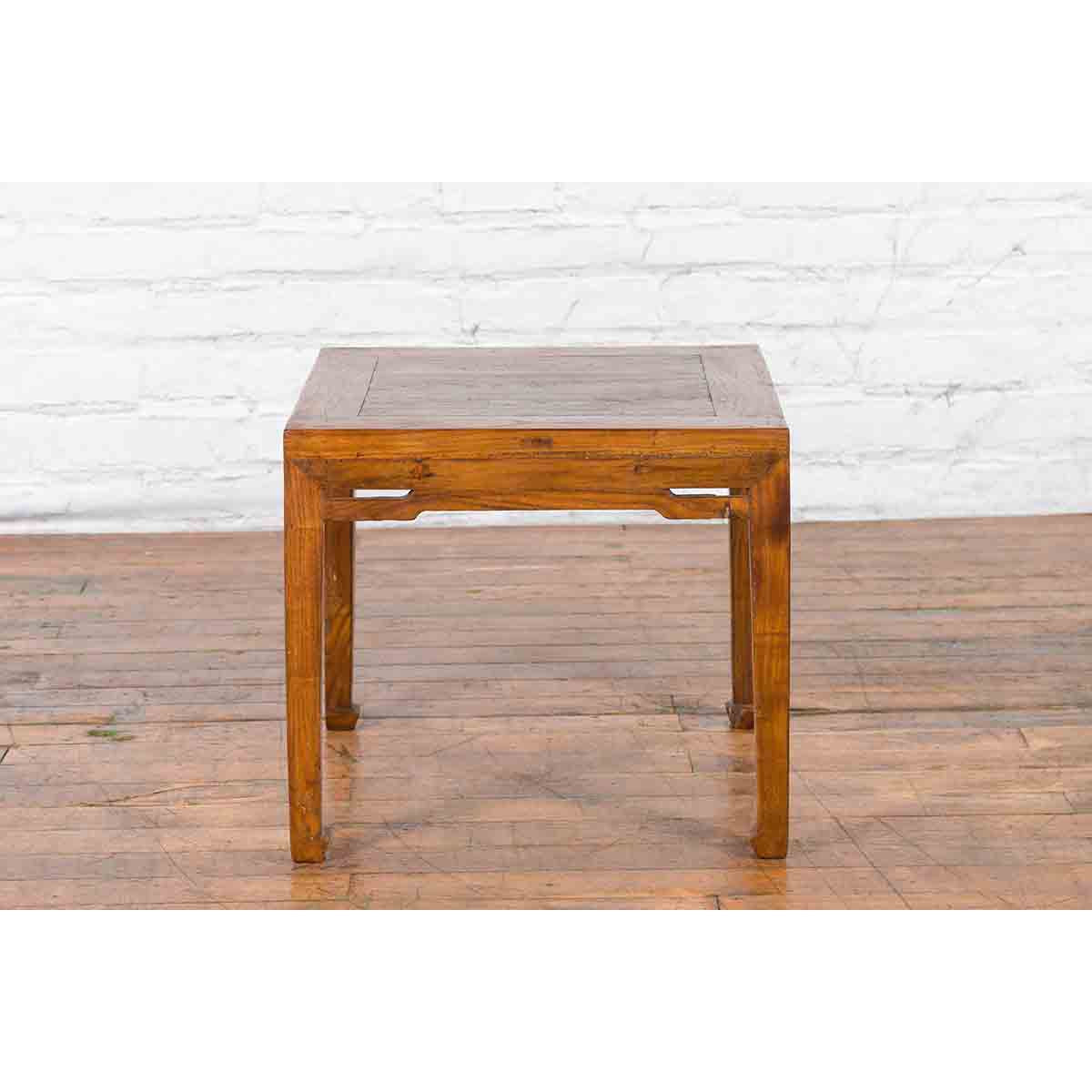 Small Chinese Early 20th Century Coffee Table with Humpback Stretchers-17. Asian & Chinese Furniture, Art, Antiques, Vintage Home Décor for sale at FEA Home