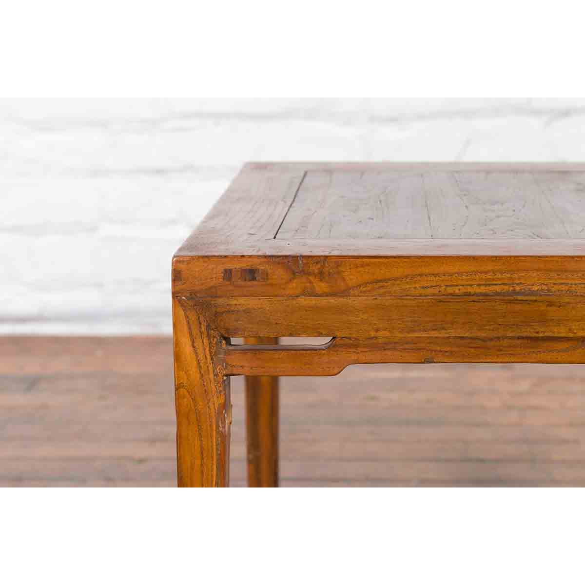 Small Chinese Early 20th Century Coffee Table with Humpback Stretchers-7. Asian & Chinese Furniture, Art, Antiques, Vintage Home Décor for sale at FEA Home