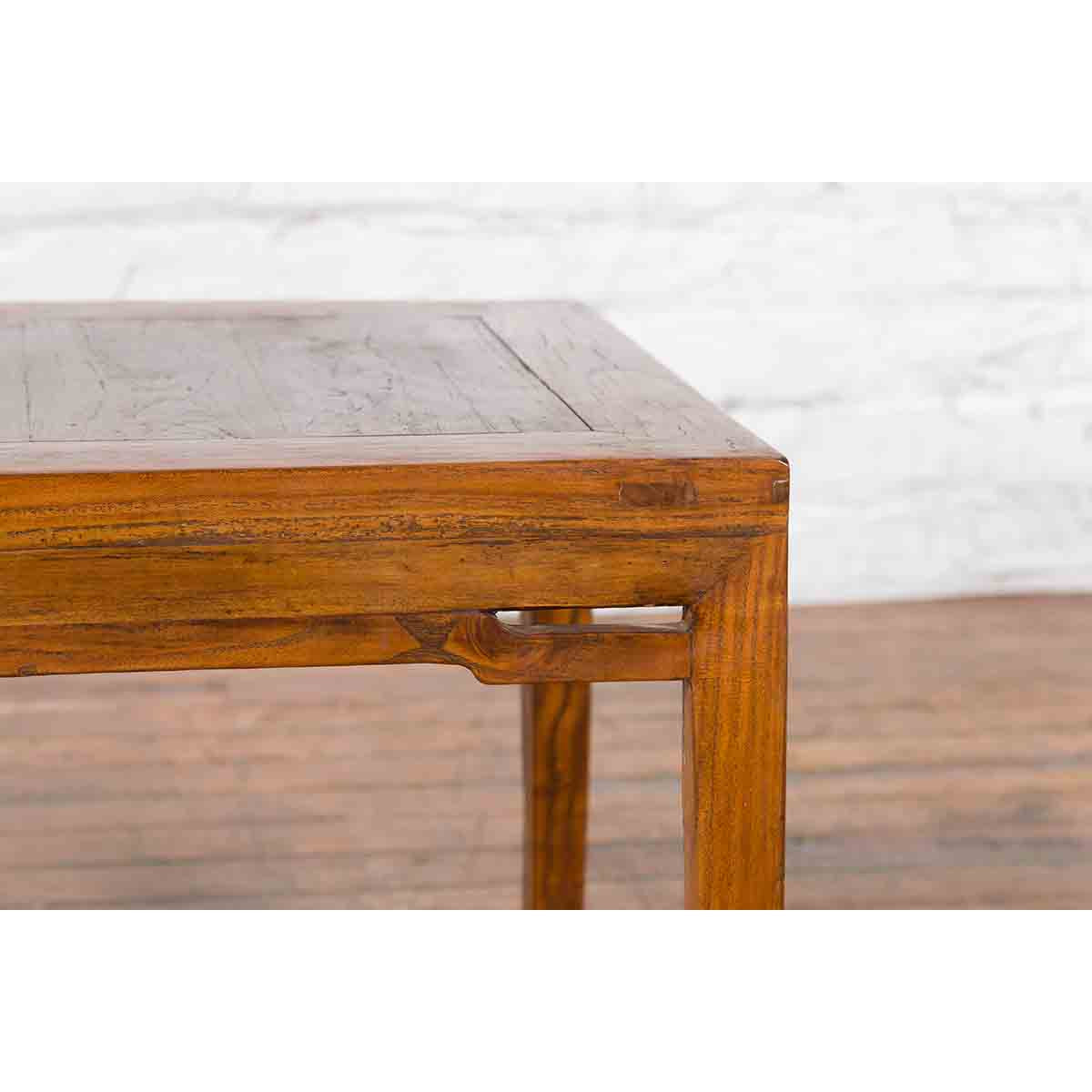 Small Chinese Early 20th Century Coffee Table with Humpback Stretchers-8. Asian & Chinese Furniture, Art, Antiques, Vintage Home Décor for sale at FEA Home